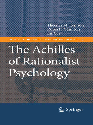 cover image of The Achilles of Rationalist Psychology
